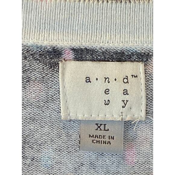 A New Day bokeh effect multicolor cardigan sweater XL extra large GUC - Picture 6 of 7